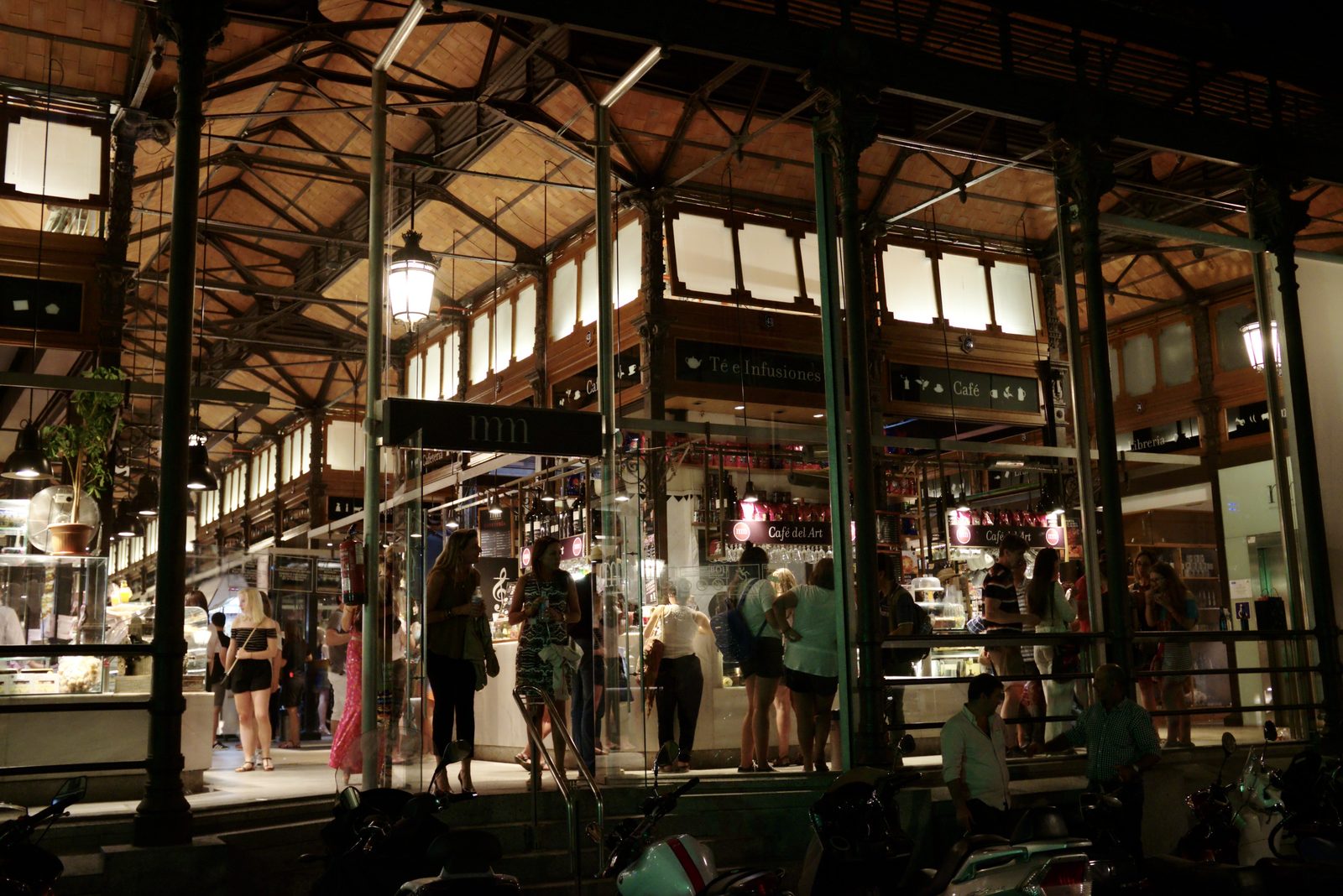 Mercado de San Miguel, a covered market hall in Madrid